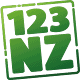 123NZ reisblog over Nieuw-Zeeland logo