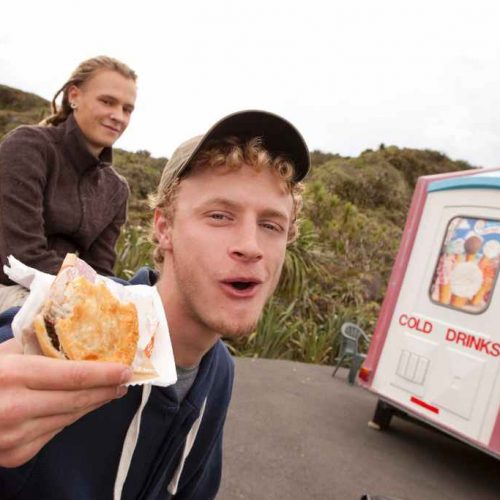 Werken in Nieuw-Zeeland - lunchen met heerlijke pie