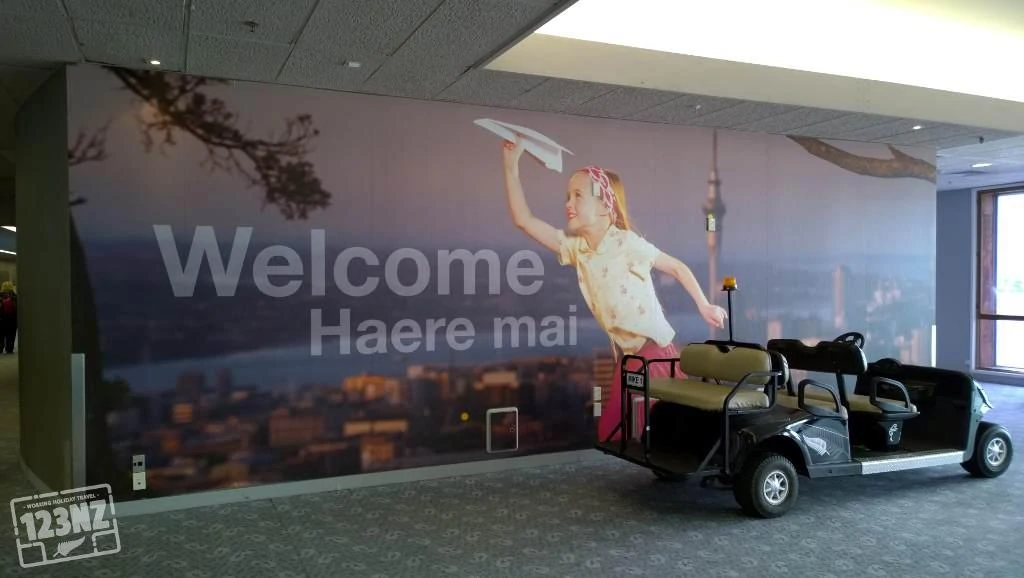 Welcome to Auckland airport
