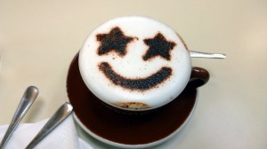 smiley coffee