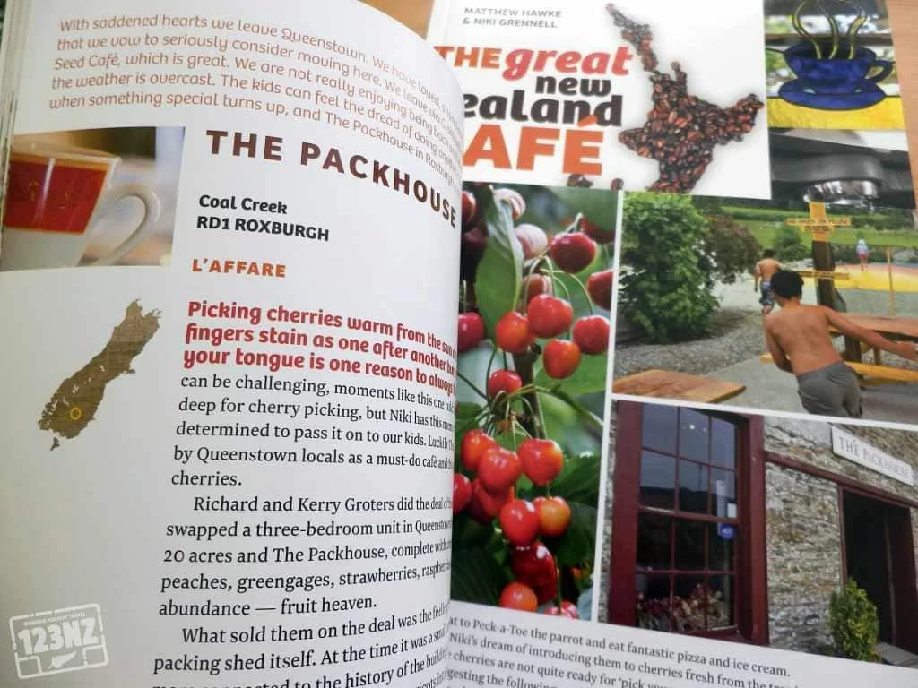 The Great New Zealand Cafe book - inside