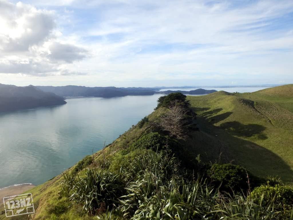 Uitzicht vanaf Manukau Heads