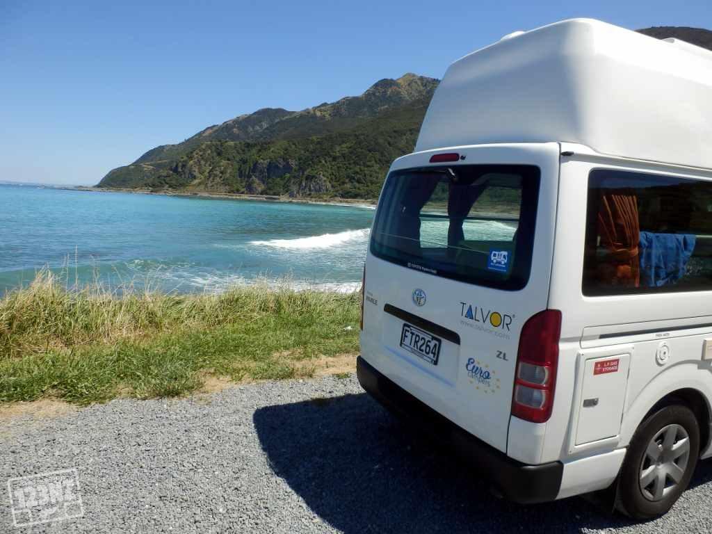 Kamper in Nieuw-Zeeland met self contained camper