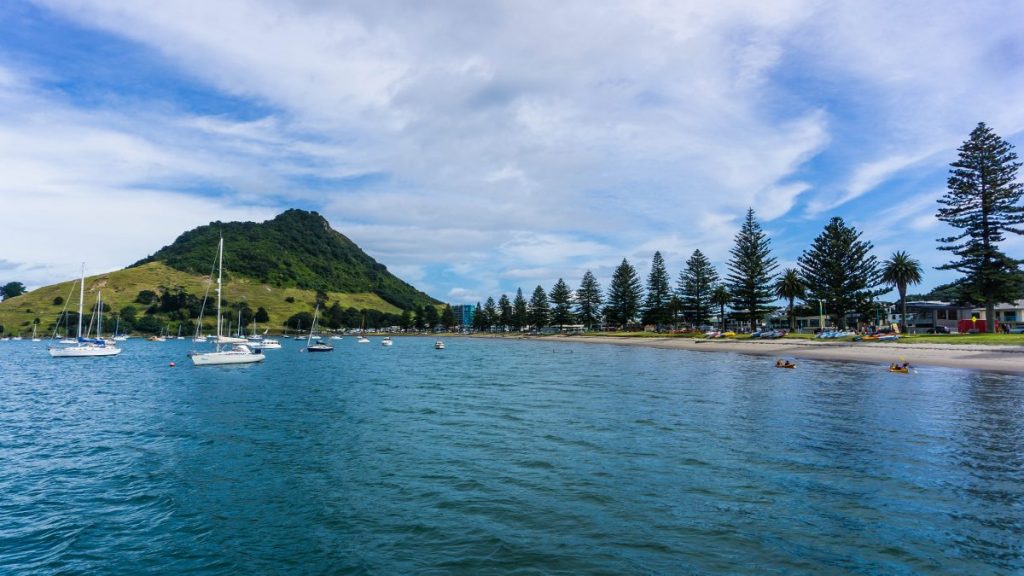 Genieten van het leven in Nieuw-Zeeland in Mount Maunganui