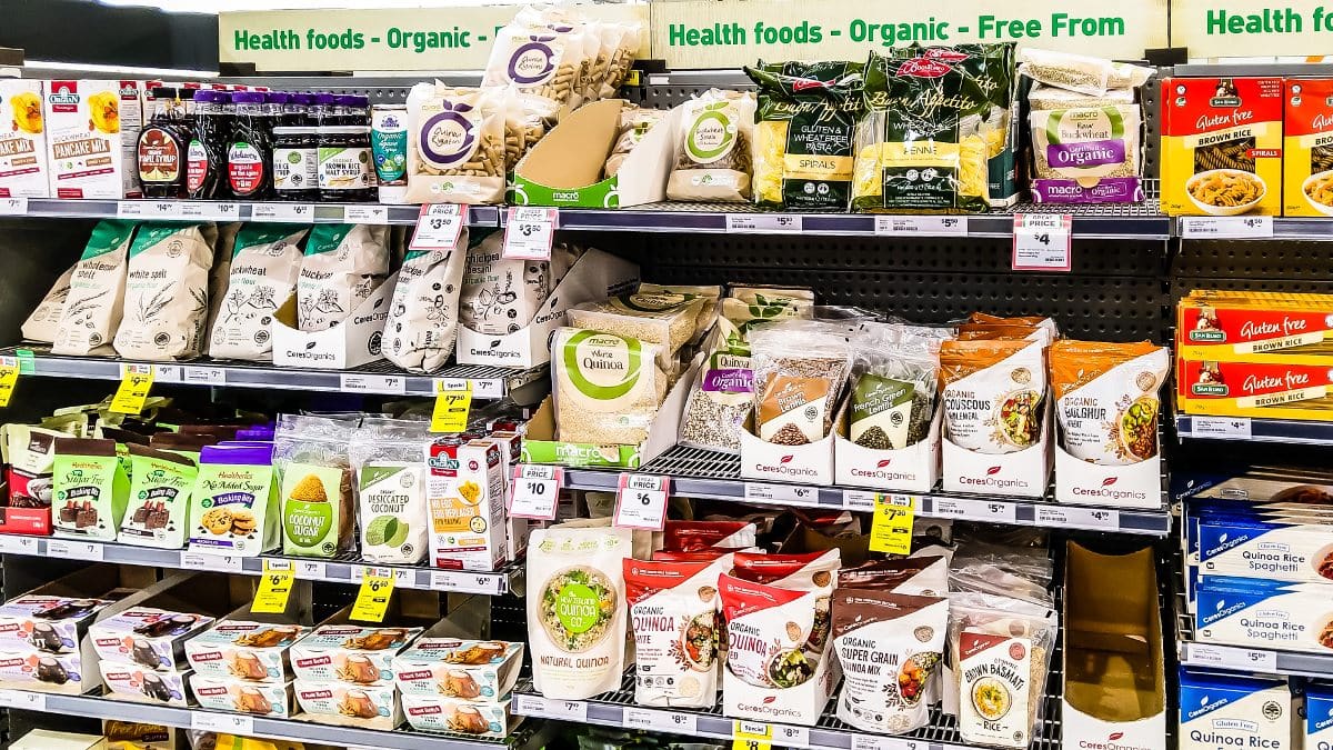 Glutenvrije producten in NZ supermarkt