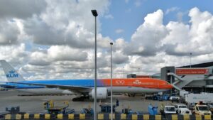 KLM vlucht vanaf Schiphol