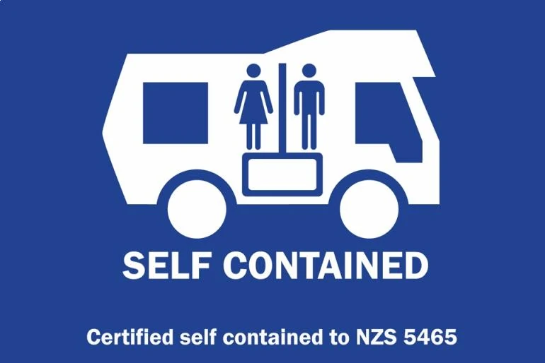 Self-contained sticker NZS5465