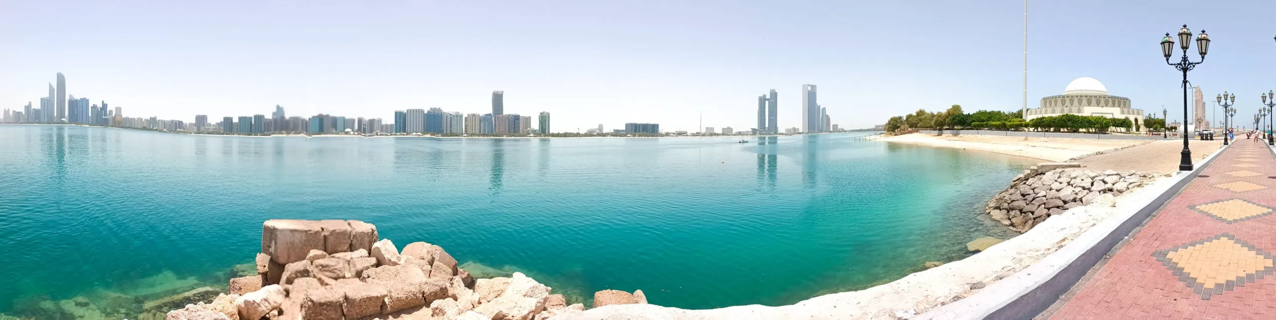 Skyline van Abu Dhabi