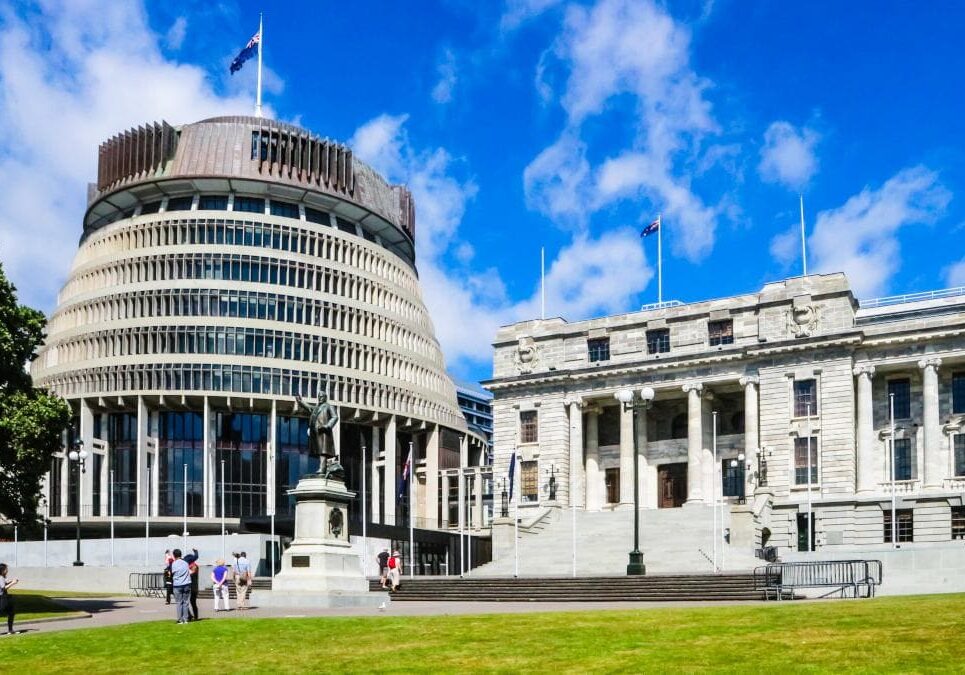 Parlementsgebouw in Wellington